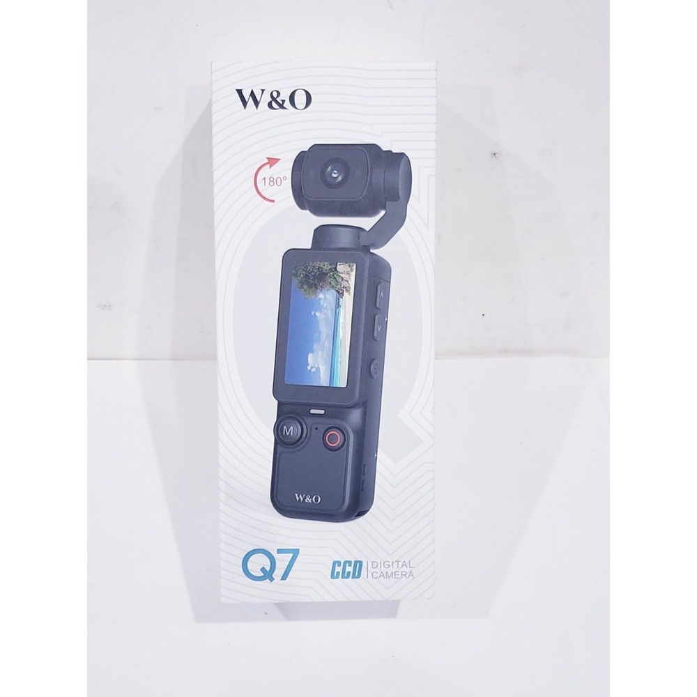 W&O Q7 Compact Digital Camera 180° Rotating Lens, CCD Sensor